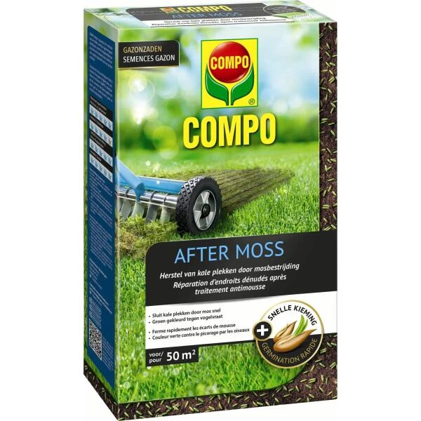 Compo Graszaad Als Herstel Van Kale Plekken Door Mosbestrijding 1 Kg - 50 M² 1 Compo Graszaad Als Herstel Van Kale Plekken Door Mosbestrijding 1 Kg - 50 M²