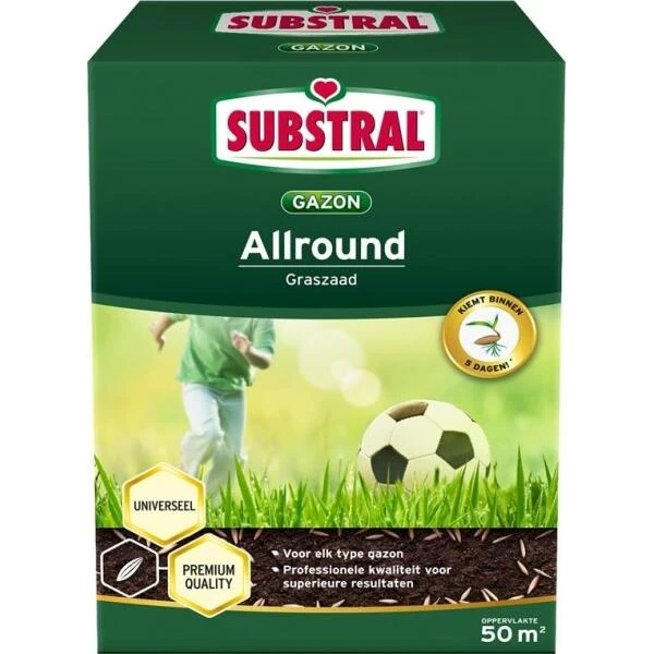 Graszaad Substral Allround Voor Elk Type Gazon 50 M² 1 Graszaad Substral Allround Voor Elk Type Gazon 50 M²