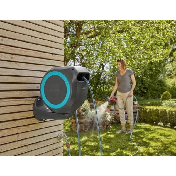Wandslangenbox GARDENA RollUp Blauw - S - 15 M 4 Wandslangenbox GARDENA RollUp Blauw - S - 15 M - Afbeelding 4