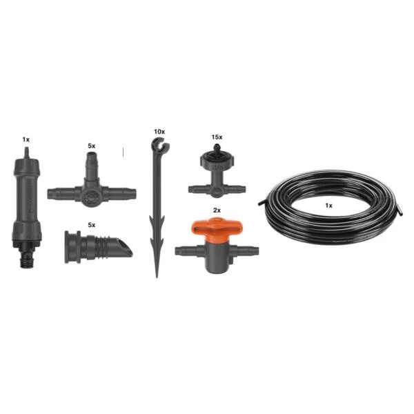 Gardena Micro-drip-bewatering Balkon Set - 15 Planten 2 Gardena Micro-drip-bewatering Balkon Set - 15 Planten - Afbeelding 2