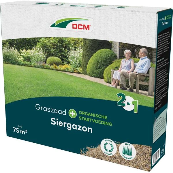 DCM Graszaad Engels Gazon + Meststof 75 M² 1 DCM Graszaad Engels Gazon + Meststof 75 M²