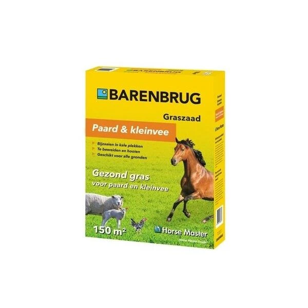 Barenbrug Horsemaster - Paard En Kleinvee Graszaad - 1,5 Kg 1 Barenbrug Horsemaster - Paard En Kleinvee Graszaad - 1,5 Kg