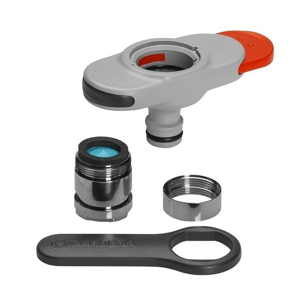 Aansluitset GARDENA - Kraanverbinding Binnenshuis 1 Aansluitset GARDENA - Kraanverbinding Binnenshuis