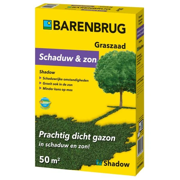 Barenbrug Shadow - Schaduw En Zon Graszaad 1 Kg 1 Barenbrug Shadow - Schaduw En Zon Graszaad 1 Kg