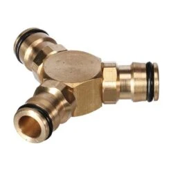 Tuinslangkoppeling 3-WEG - Messing