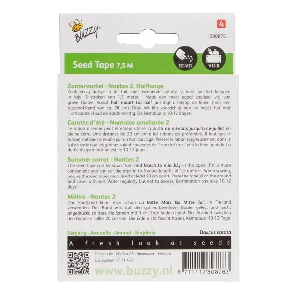 Wortelen Zaailint 7,5 M 2 Wortelen Zaailint 7,5 M - Afbeelding 2